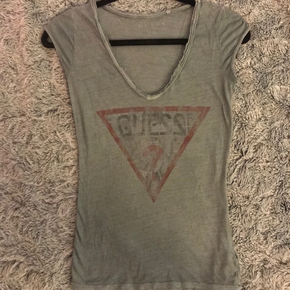 GUESS Jeans gray women’s tee - SZ XS